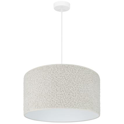 Brilagi - Lámpara colgante BOUCLE ROLLER 1xE27/15W/230V diá. 45 cm color crema