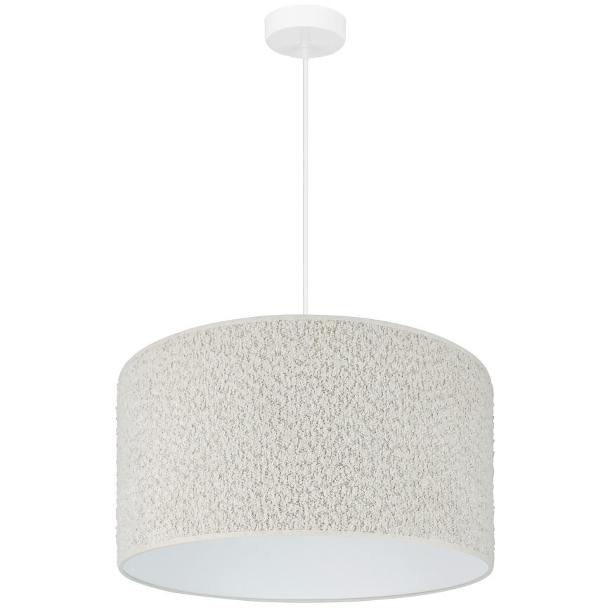 Brilagi - Lámpara colgante BOUCLE ROLLER 1xE27/15W/230V diá. 45 cm color crema