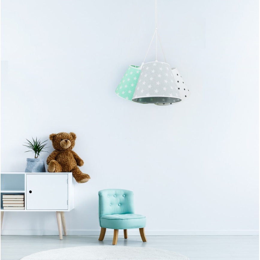 Brilagi - Lámpara colgante LYRA 3xE27/60W/230V