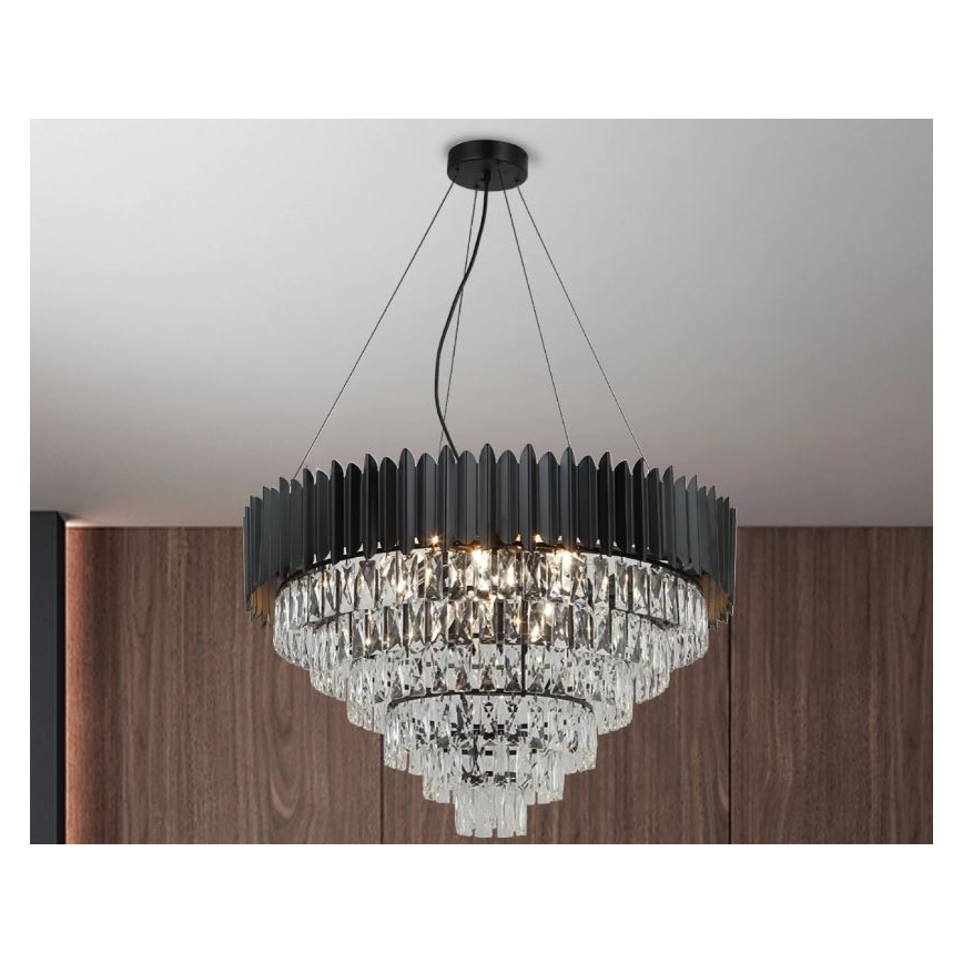 Brilagi - Lámpara colgante con cable CARLOS 11xE14/40W/230V diámetro 80 cm