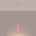 Brilagi - Lámpara colgante con cable CRESTO 1xGU10/10W/230V rosa