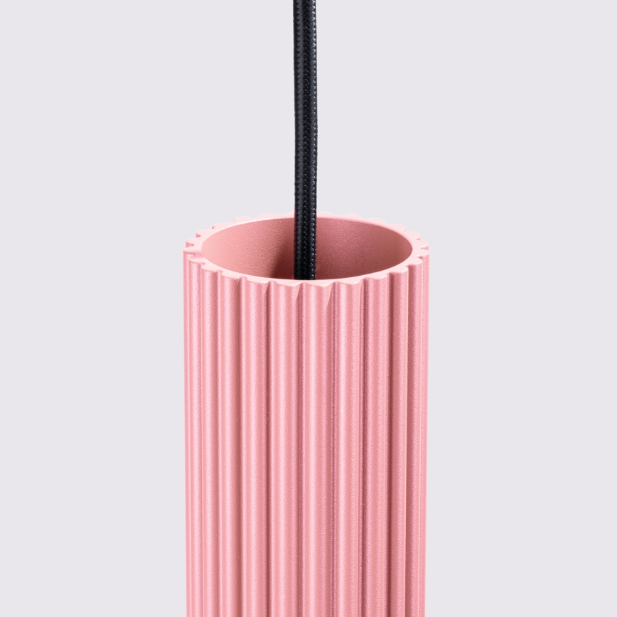 Brilagi - Lámpara colgante con cable CRESTO 1xGU10/10W/230V rosa