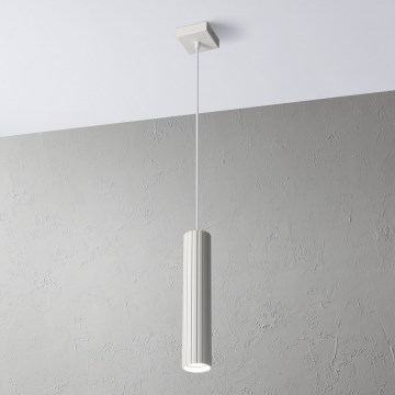 Brilagi - Lámpara colgante con cable CRISPINA 1xGU10/10W/230V blanca