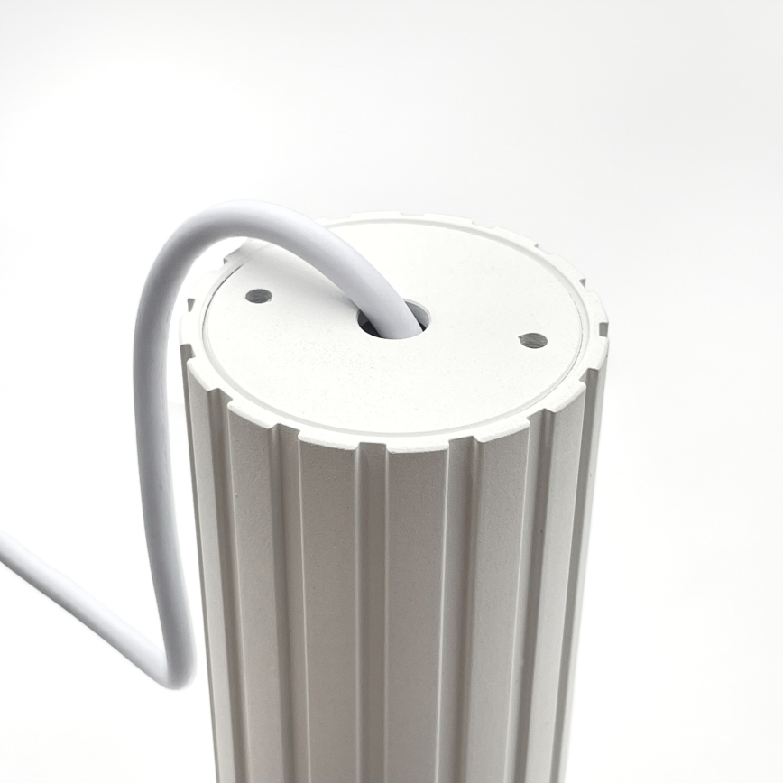 Brilagi - Lámpara colgante con cable CRISPINA 1xGU10/10W/230V blanca