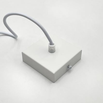 Brilagi - Lámpara colgante con cable CRISPINA 1xGU10/10W/230V blanca