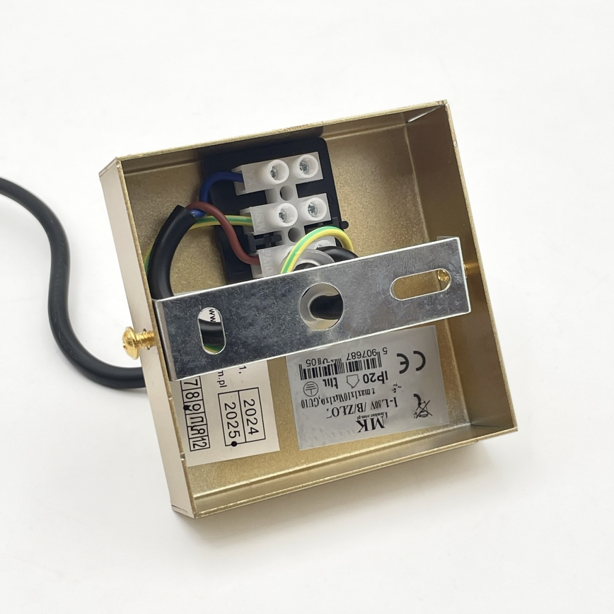 Brilagi - Lámpara colgante con cable CRISPINA 1xGU10/10W/230V dorada