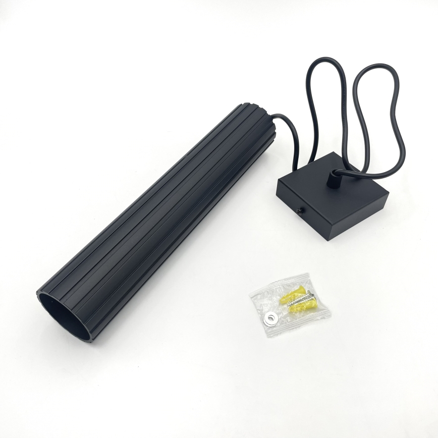 Brilagi - Lámpara colgante con cable CRISPINA 1xGU10/10W/230V negra