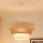 Brilagi - Lámpara colgante con cable DENVER LUNETA 1xE27/15W/230V Ø 45 cm beige/marrón/crema