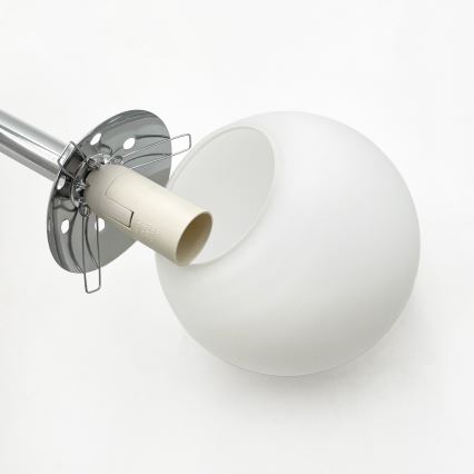 Brilagi - Lámpara colgante con cable MALONY 6xE14/20W/230V cromo brillante