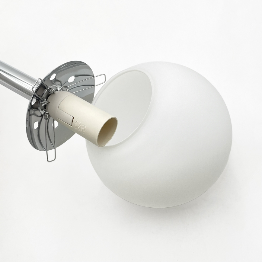 Brilagi - Lámpara colgante con cable MALONY 6xE14/20W/230V cromo brillante