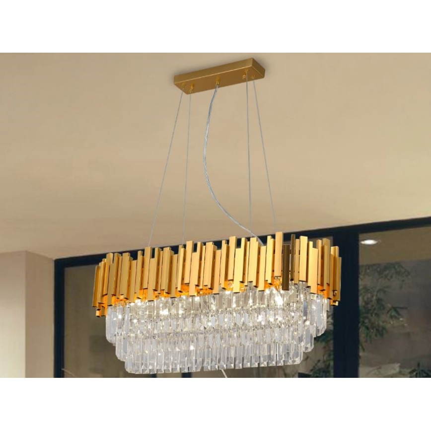 Brilagi - Lámpara colgante con cable PLAZA 10xE14/40W/230V