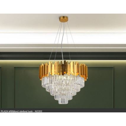 Brilagi - Lámpara colgante con cable PLAZA 9xE14/40W/230V