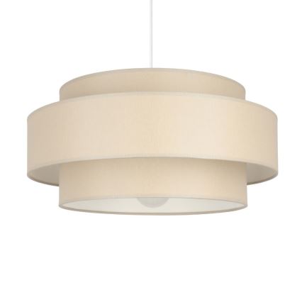 Brilagi - Lámpara colgante con cable RESNA 1xE27/60W/230V Ø 40 cm beige