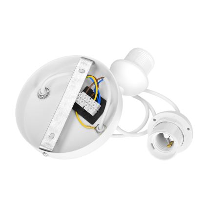 Brilagi - Lámpara colgante con cable RESNA 2xE27/60W/230V Ø 30 cm crema/beige