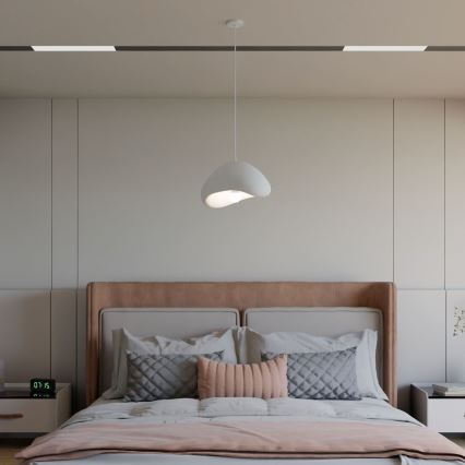 Brilagi - Lámpara colgante con cable WABI SABI 1xE27/40W/230V blanca