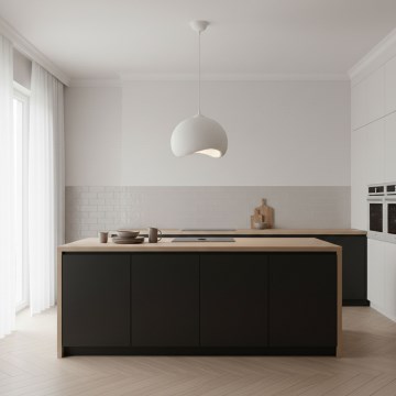 Brilagi - Lámpara colgante con cable WABI SABI 1xE27/40W/230V diámetro 34 cm blanca