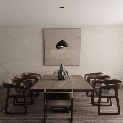 Brilagi - Lámpara colgante con cable WABI SABI 1xE27/40W/230V, negra