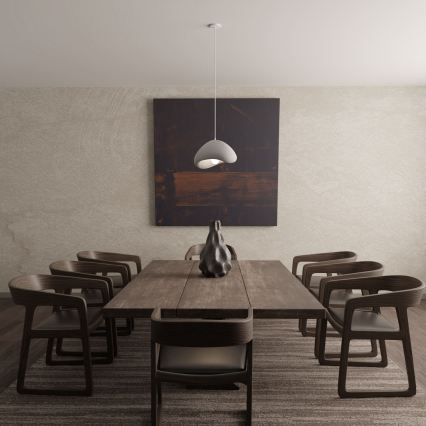 Brilagi - Lámpara colgante con cable WABI SABI 1xE27/40W/230V Ø 33 cm gris