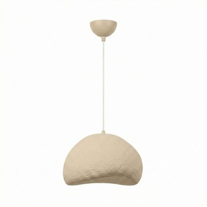 Brilagi - Lámpara colgante con cable WABI SABI 1xE27/40W/230V Ø 50 cm beige