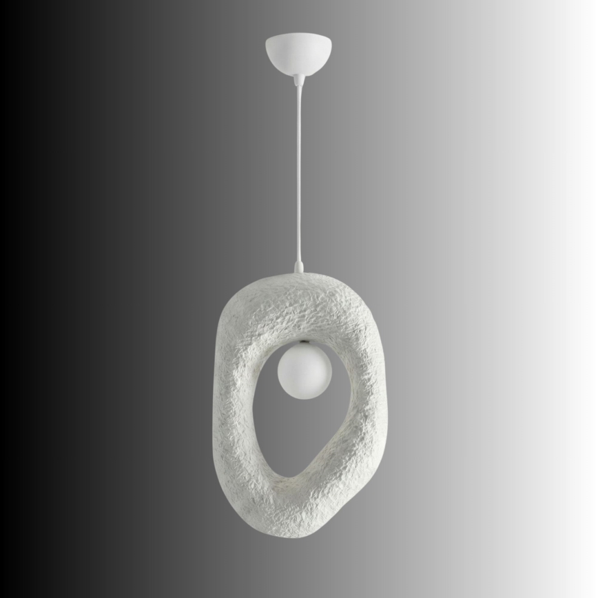 Brilagi - Lámpara colgante con cable WABI SABI 1xG9/8W/230V blanca