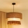 Brilagi - Lámpara colgante con cable WINNETOU BOHO 1xE27/15W/230V diámetro 45 cm marrón/crema