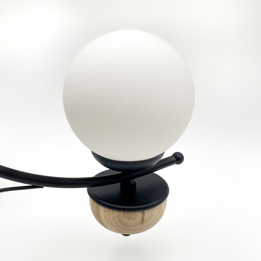 Brilagi - Lámpara colgante con cadena COTTAGE 3xG9/40W/230V haya/blanco