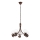Brilagi - Lámpara colgante con cadena COTTAGE 5xG9/40W/230V roble/blanco