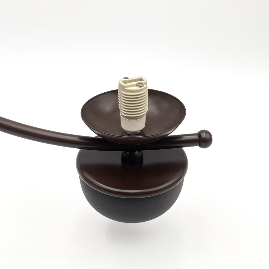 Brilagi - Lámpara colgante con cadena COTTAGE 5xG9/40W/230V roble/blanco