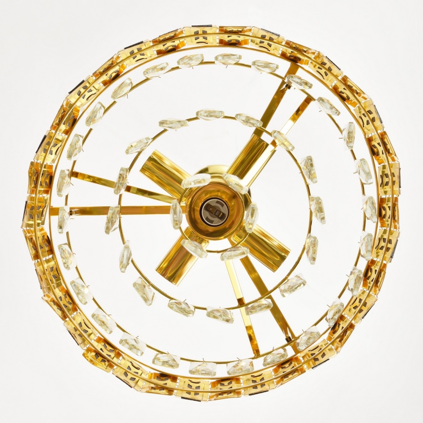 Brilagi - Lámpara colgante con cadena CRISTAL, 5x E14/40W/230V, Ø 38 cm