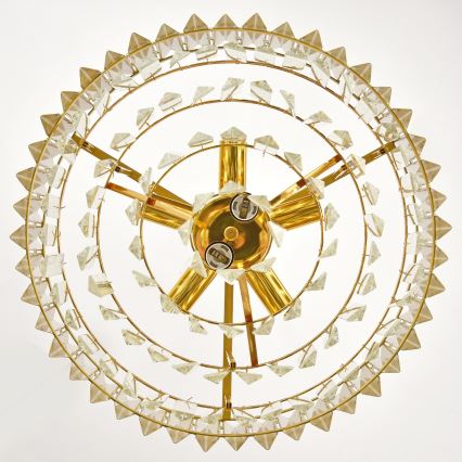 Brilagi - Lámpara colgante con cadena CRISTAL 5xE14/40W/230V diámetro 45 cm