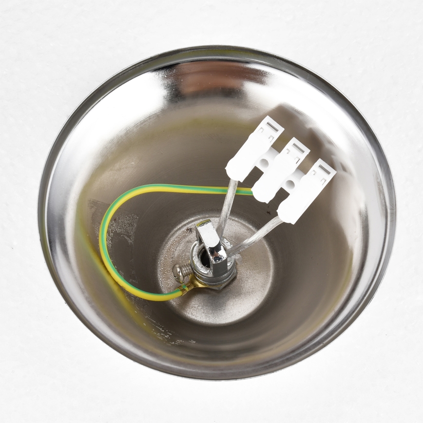 Brilagi - Lámpara colgante con cadena ECLIPSE 5xE14/10W/230V Ø 38 cm plateada