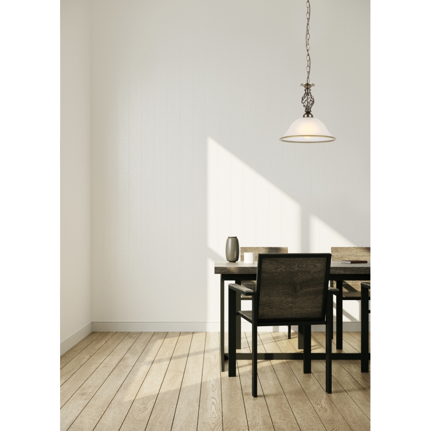 Brilagi - Lámpara colgante con cadena NOSTALGIA 1xE27/60W/230V