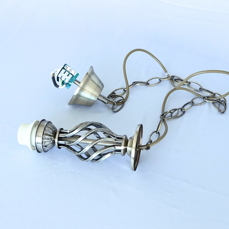 Brilagi - Lámpara colgante con cadena NOSTALGIA 1xE27/60W/230V