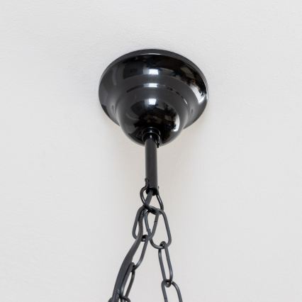 Brilagi - Lámpara colgante con cadena QUEEN 2xE14/40W/230V haya/nogal