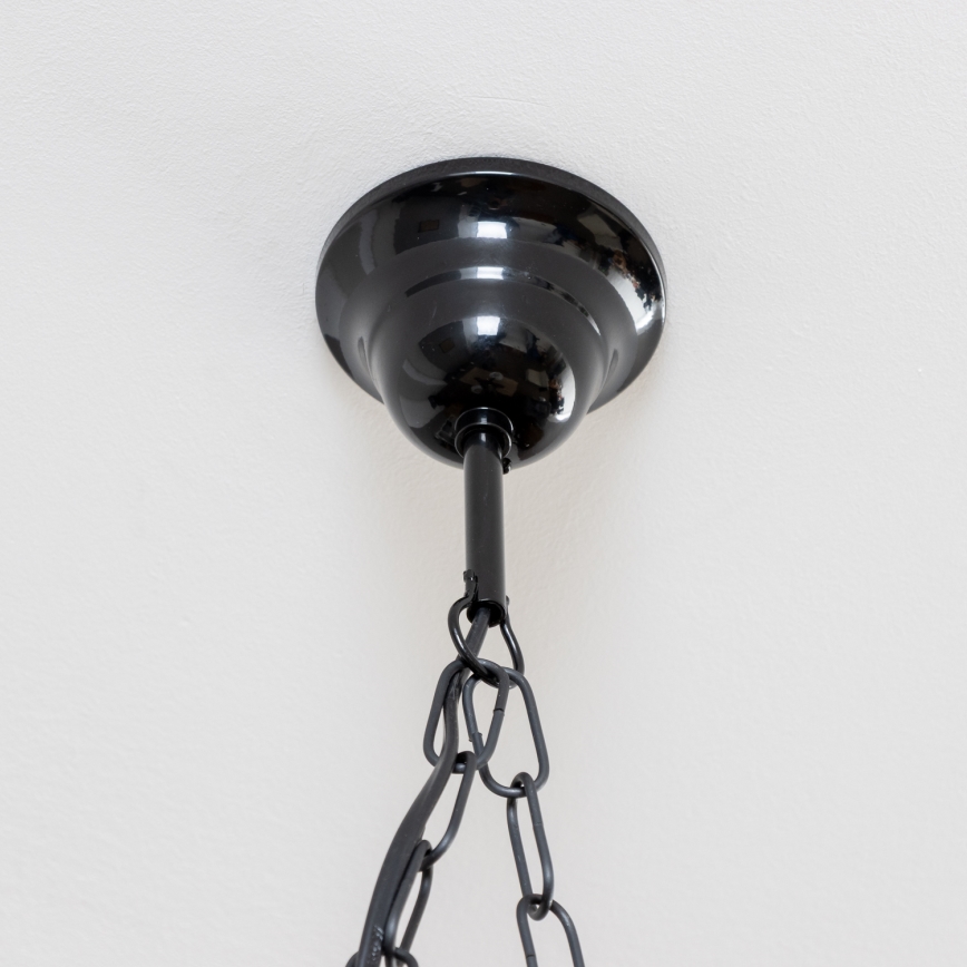 Brilagi - Lámpara colgante con cadena QUEEN 2xE14/40W/230V haya/nogal