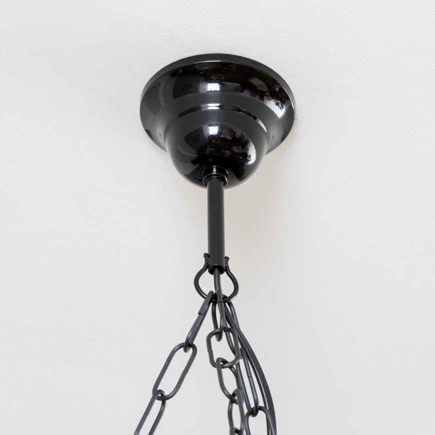 Brilagi - Lámpara colgante con cadena QUEEN 3xE14/40W/230V haya/nogal