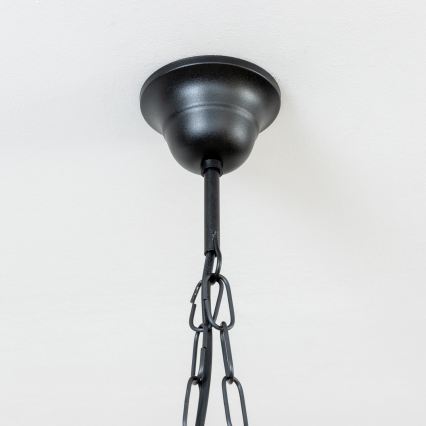 Brilagi - Lámpara colgante con cadena RUSTIC 2xE14/40W/230V haya