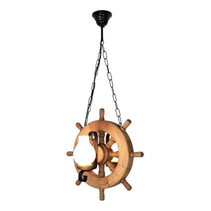 Brilagi - Lámpara colgante con cadena TIMONA 2xE14/40W/230V haya