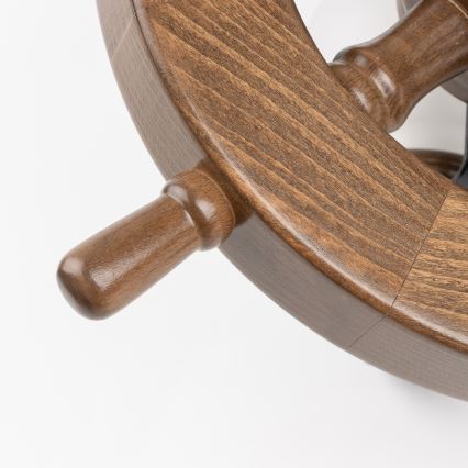 Brilagi - Lámpara colgante con cadena TIMONA 2xE14/40W/230V haya/nogal