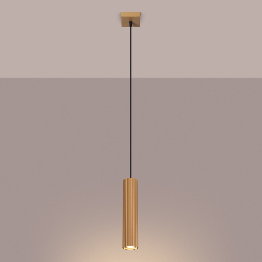 Brilagi - Lámpara colgante CRESTO 1xGU10/10W/230V dorado