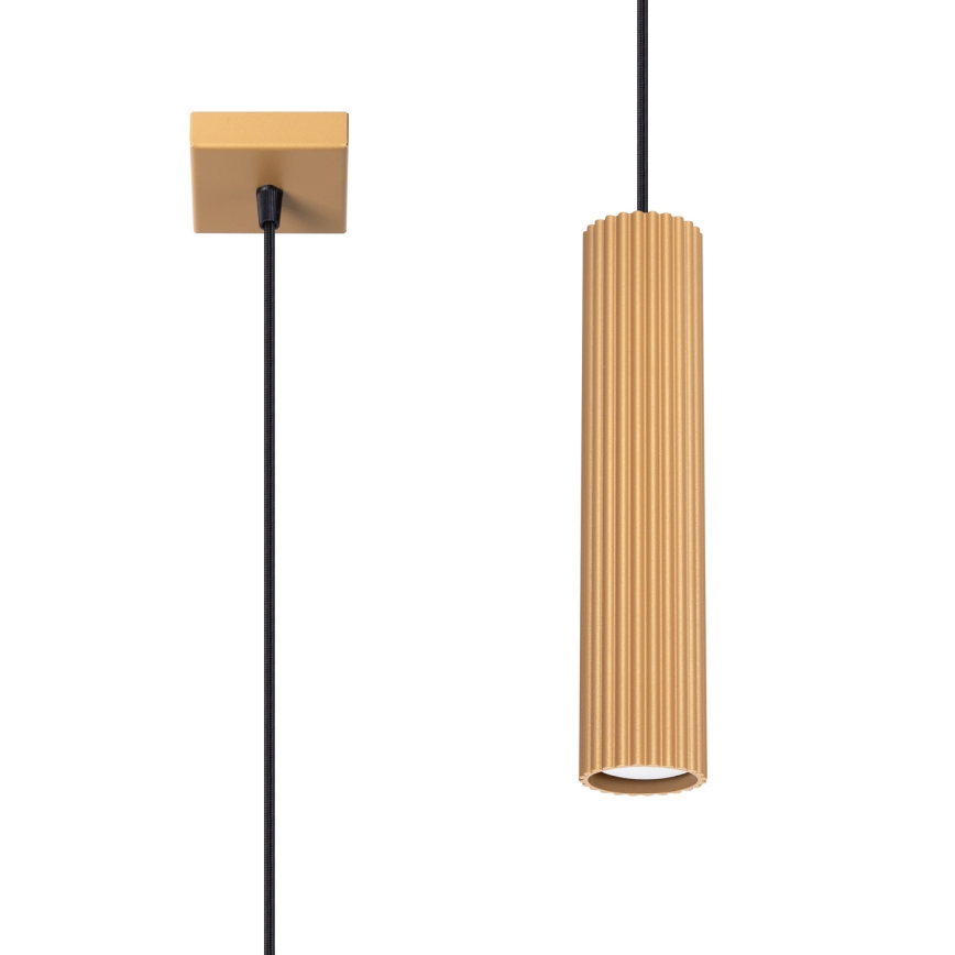 Brilagi - Lámpara colgante CRESTO 1xGU10/10W/230V dorado
