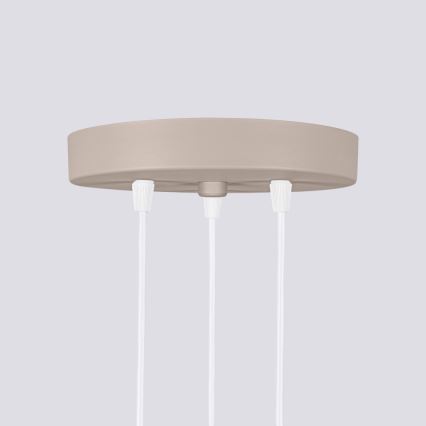 Brilagi - Lámpara colgante CRESTO 3xGU10/10W/230V taupe