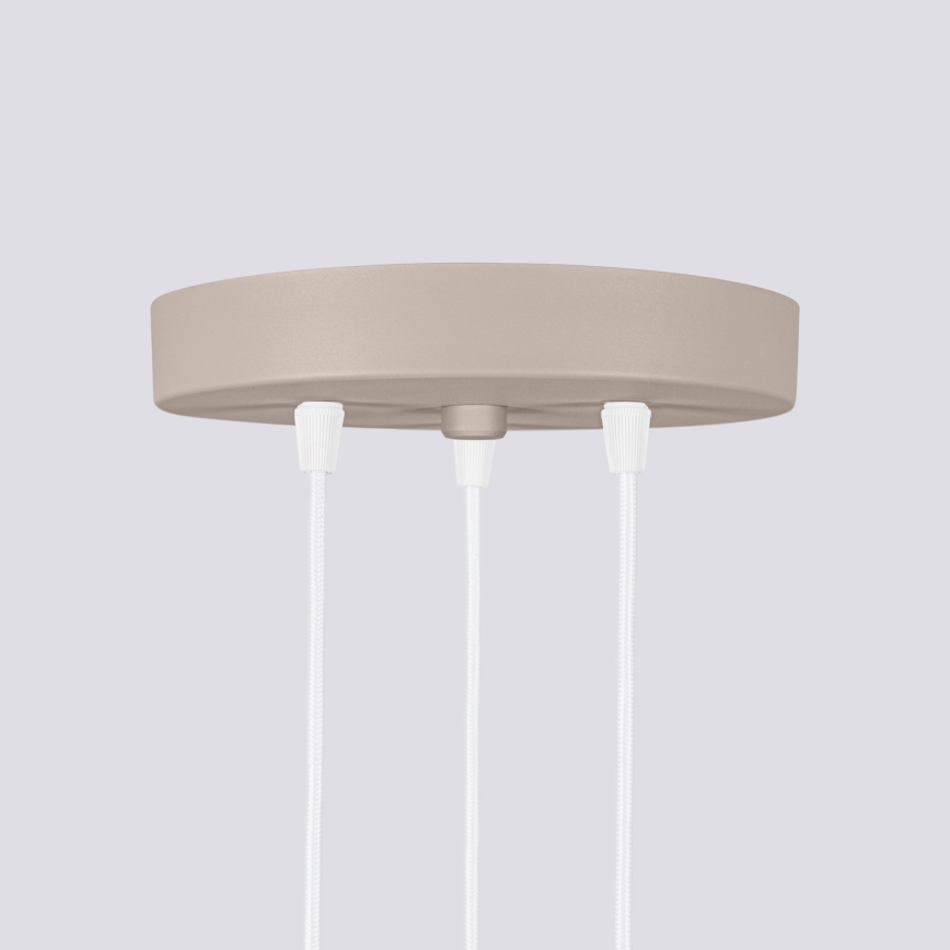 Brilagi - Lámpara colgante CRESTO 3xGU10/10W/230V taupe