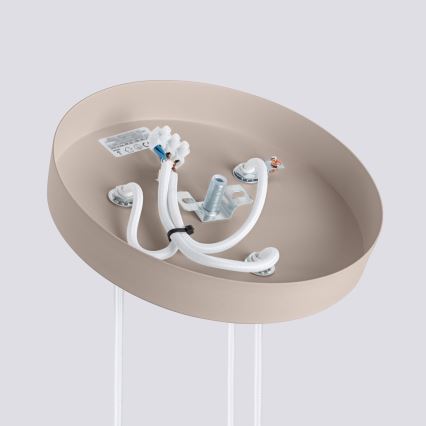 Brilagi - Lámpara colgante CRESTO 3xGU10/10W/230V taupe