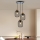 Brilagi - Lámpara colgante de cable BASKLITE 3xE27/15W/230V madera de caucho/negro