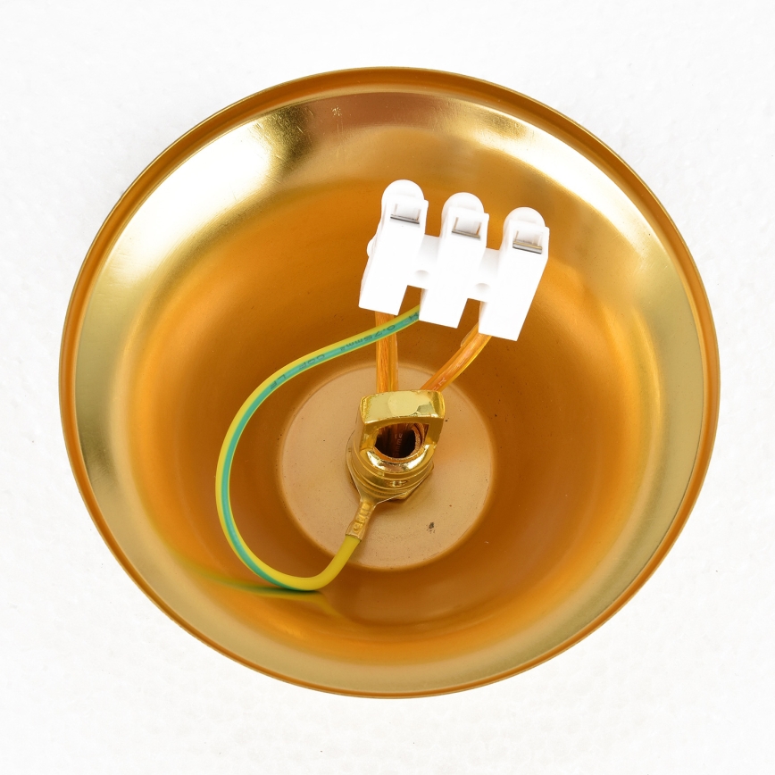 Brilagi - Lámpara colgante de cadena ECLIPSE 7xE14/10W/230V Ø 48 cm color dorado