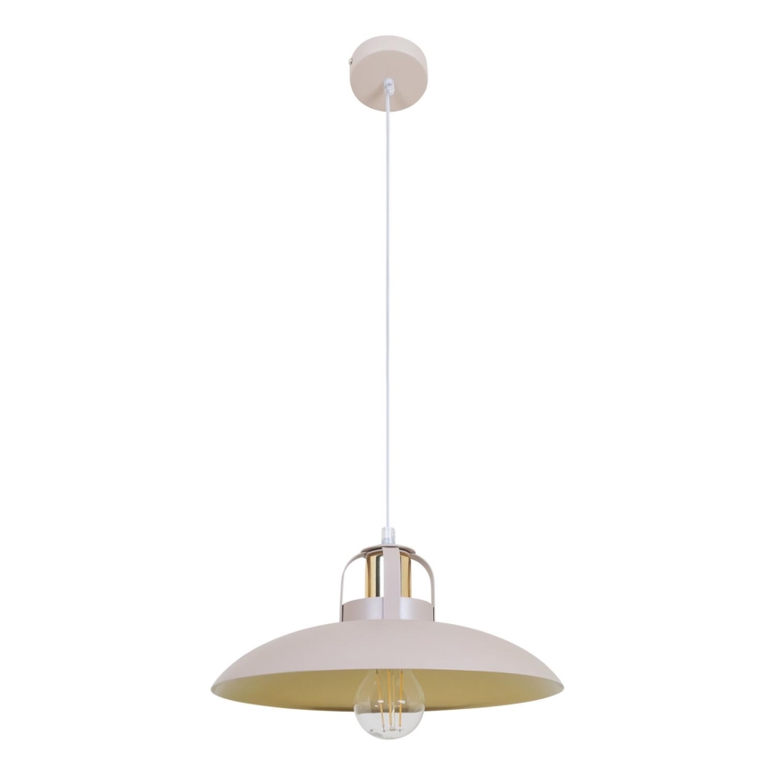 Brilagi - Lámpara colgante FLAMENGO 1xE27/60W/230V beige