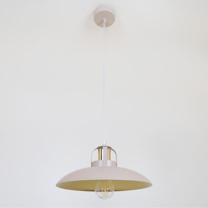 Brilagi - Lámpara colgante FLAMENGO 1xE27/60W/230V beige