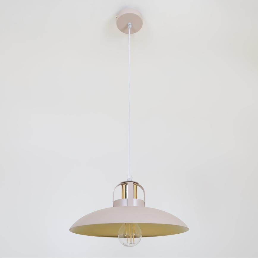 Brilagi - Lámpara colgante FLAMENGO 1xE27/60W/230V beige