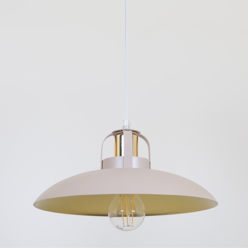 Brilagi - Lámpara colgante FLAMENGO 1xE27/60W/230V beige